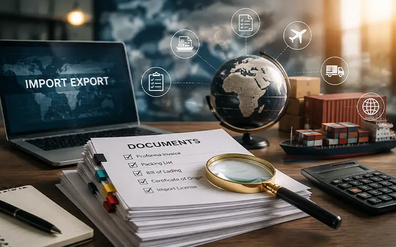 مدیریت اسناد تجاری در واردات و صادرات